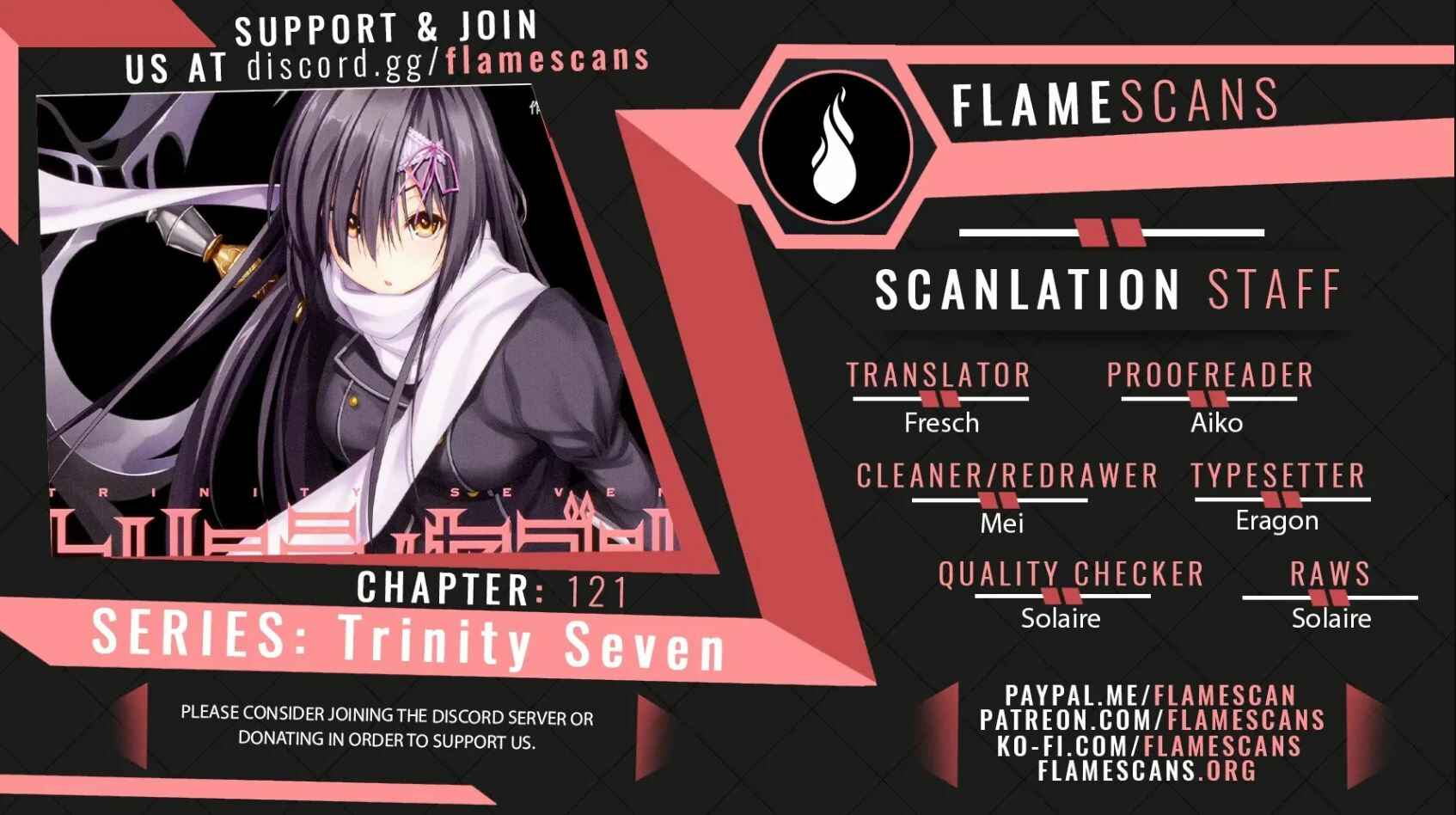 Trinity Seven - 7-Nin no Masho Tsukai Chapter 121 - Page 1