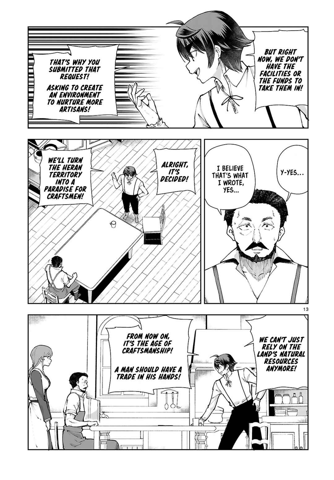 Botsuraku Yotei Nanode, Kajishokunin o Mezasu Chapter 97 - Page 13