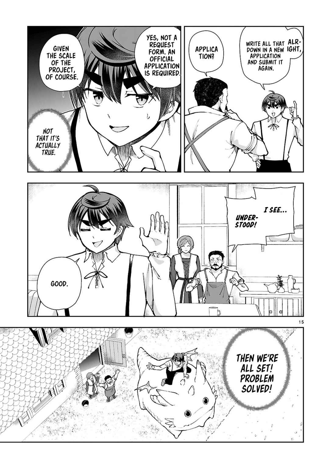 Botsuraku Yotei Nanode, Kajishokunin o Mezasu Chapter 97 - Page 15