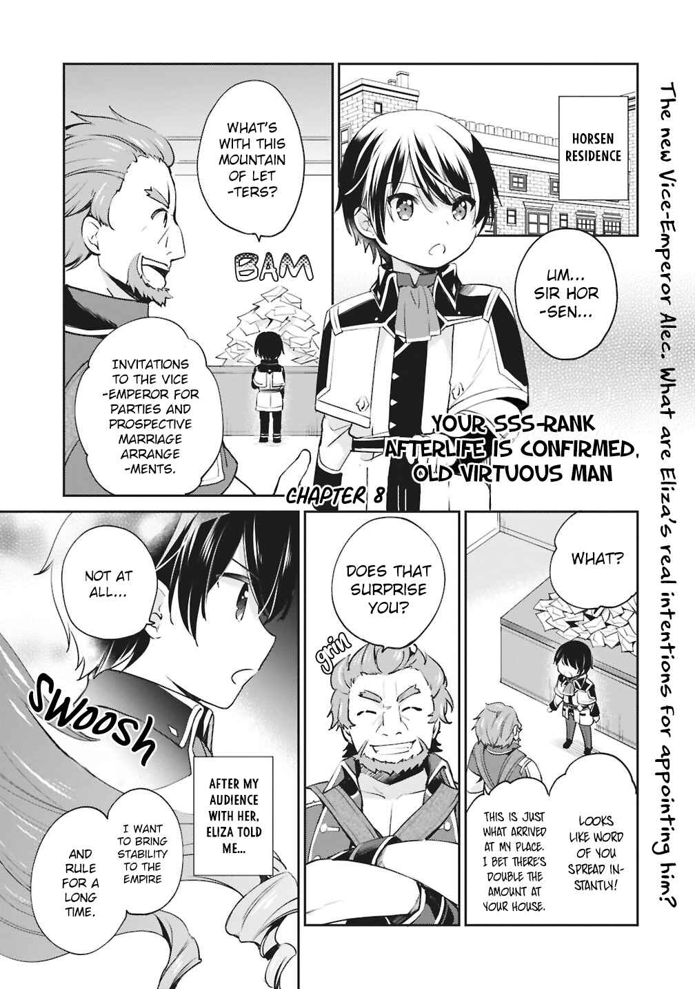 Zennin Ossan, Umarekawattara SSS Rank Jinsei ga Kakutei Shita Chapter 8 - Page 1