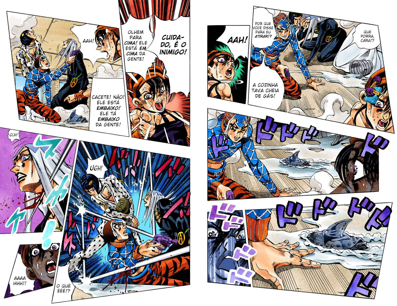 JoJo no Kimyou na Bouken: Part 5 - Ougon no Kaze Color-ban Chapter 91 - Page 3