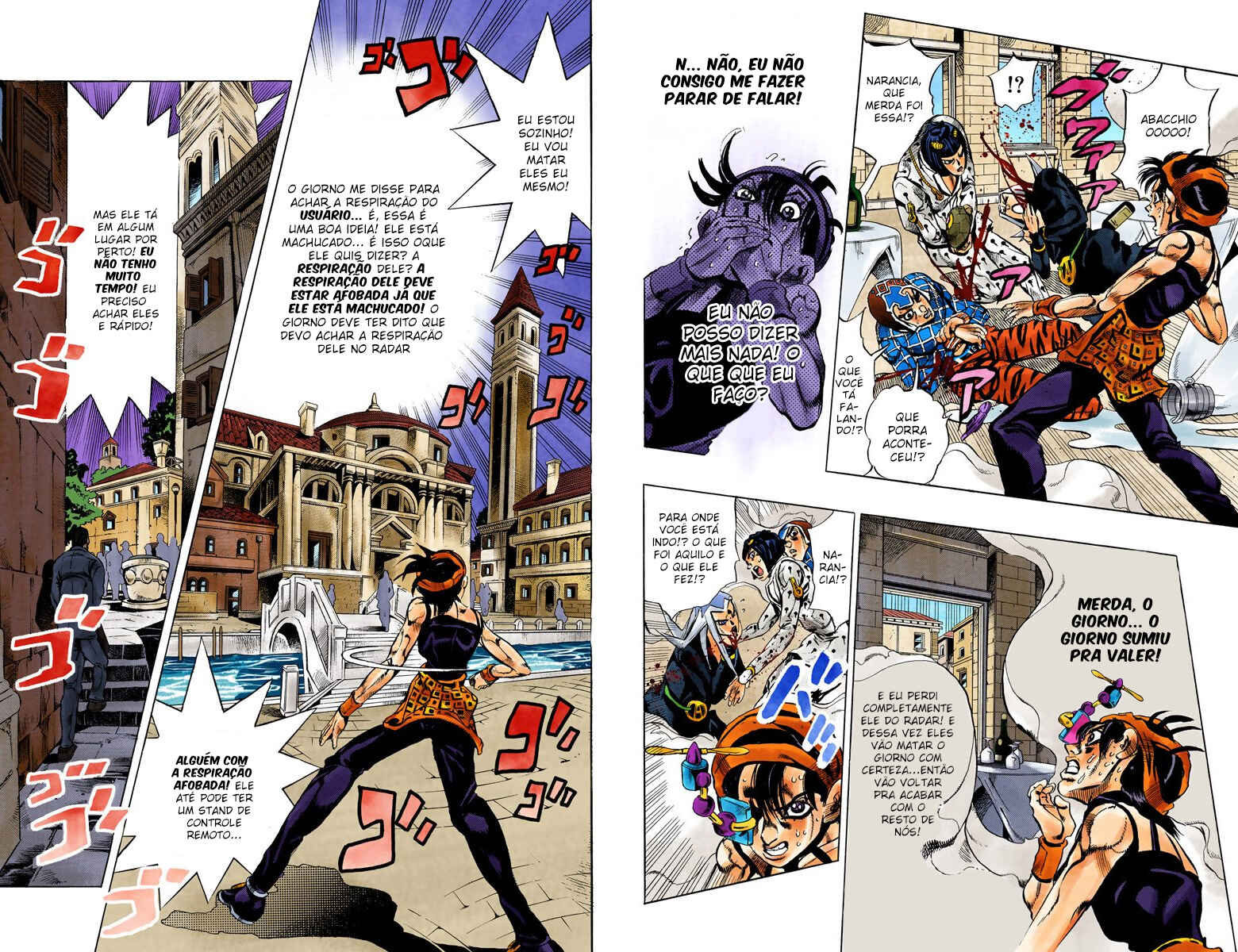 JoJo no Kimyou na Bouken: Part 5 - Ougon no Kaze Color-ban Chapter 91 - Page 4