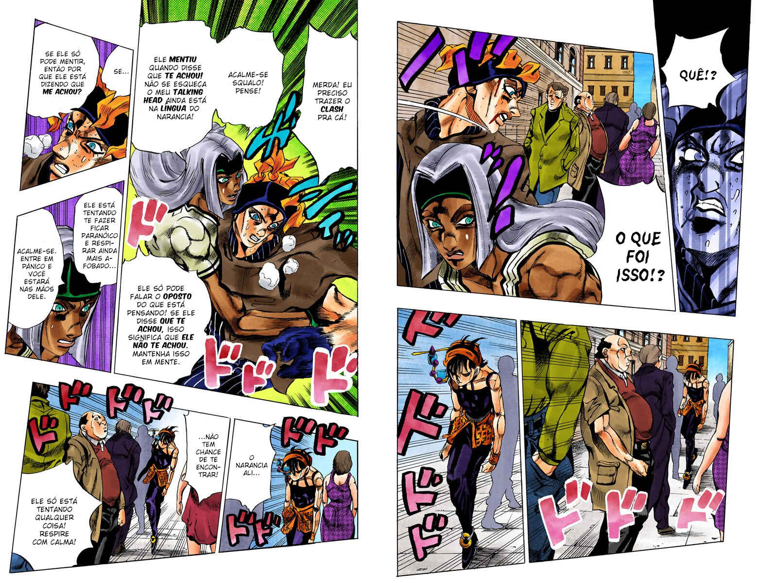 JoJo no Kimyou na Bouken: Part 5 - Ougon no Kaze Color-ban Chapter 91 - Page 7