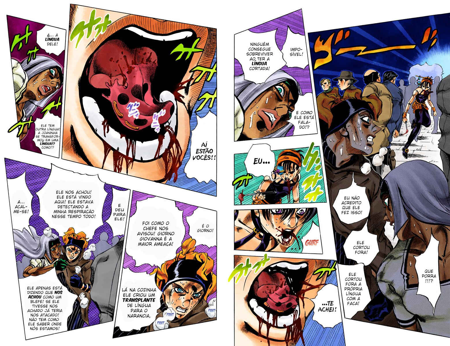 JoJo no Kimyou na Bouken: Part 5 - Ougon no Kaze Color-ban Chapter 91 - Page 9
