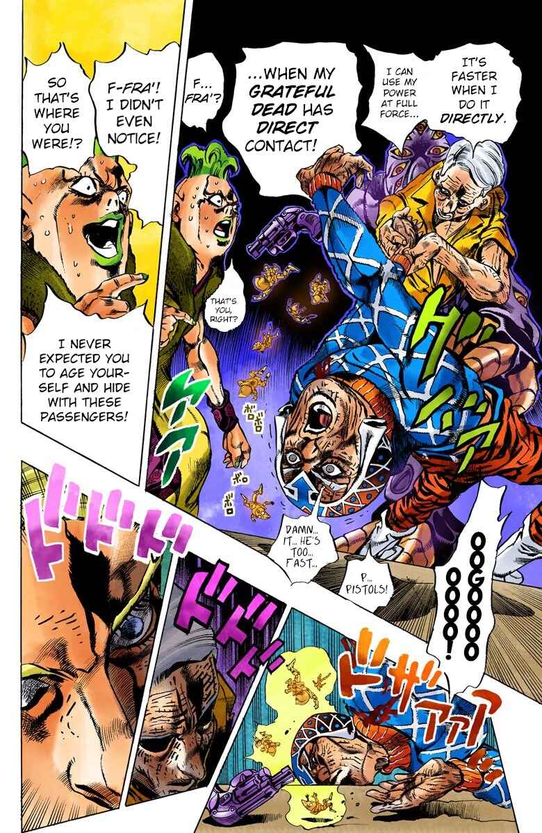 JoJo no Kimyou na Bouken: Part 5 - Ougon no Kaze Color-ban Chapter 52 - Page 14