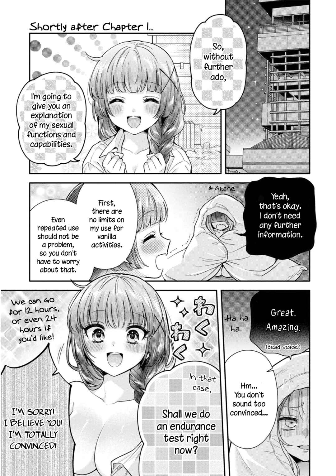 Android wa Keiken Ninzuu ni Hairimasu ka?? Chapter 5.5 - Page 7