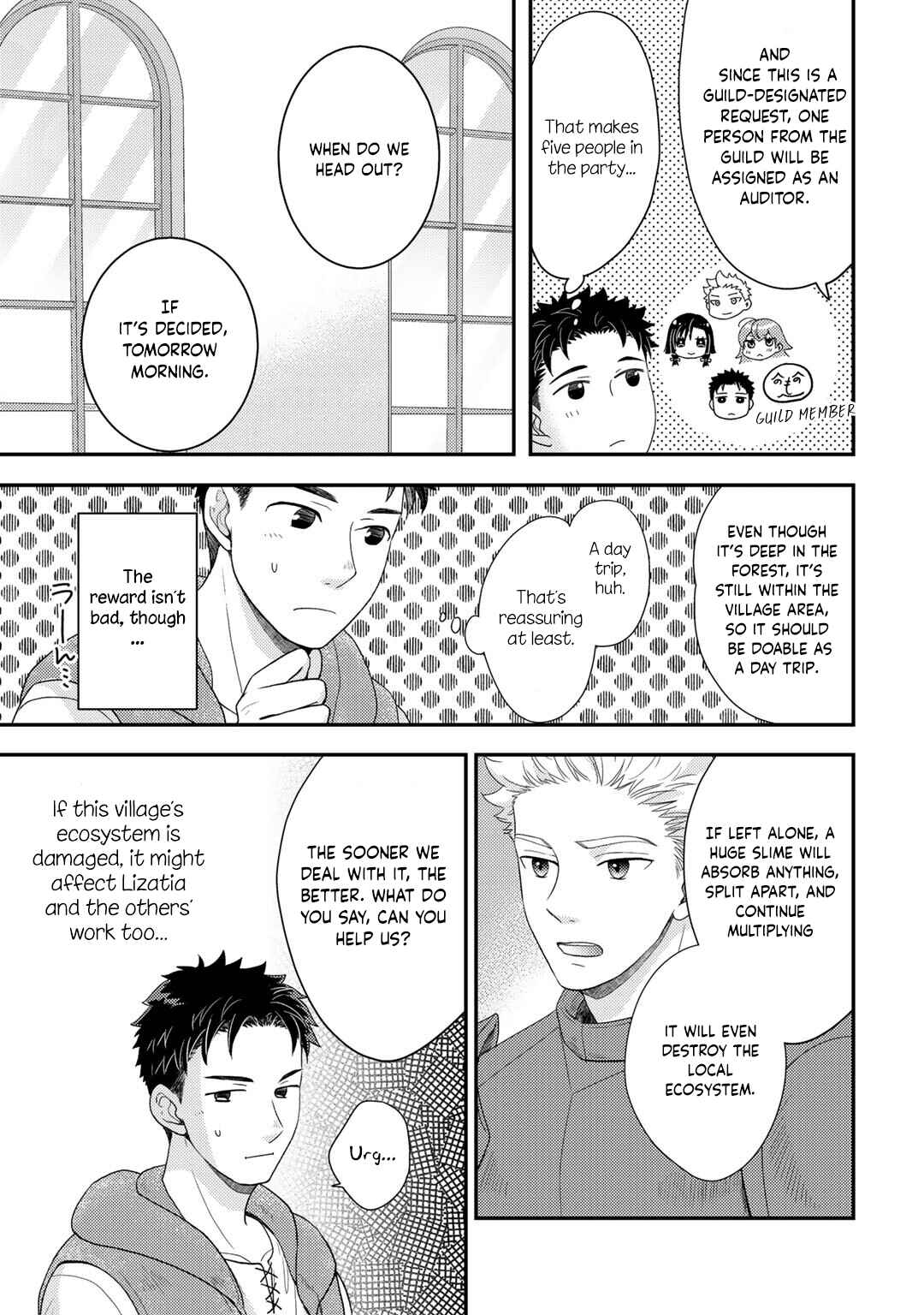 Isekai ni Kita Mitai dakedo Dou Sureba Yoi no Darou: Shachiku SE no My Pace Boukenki Chapter 6 - Page 8