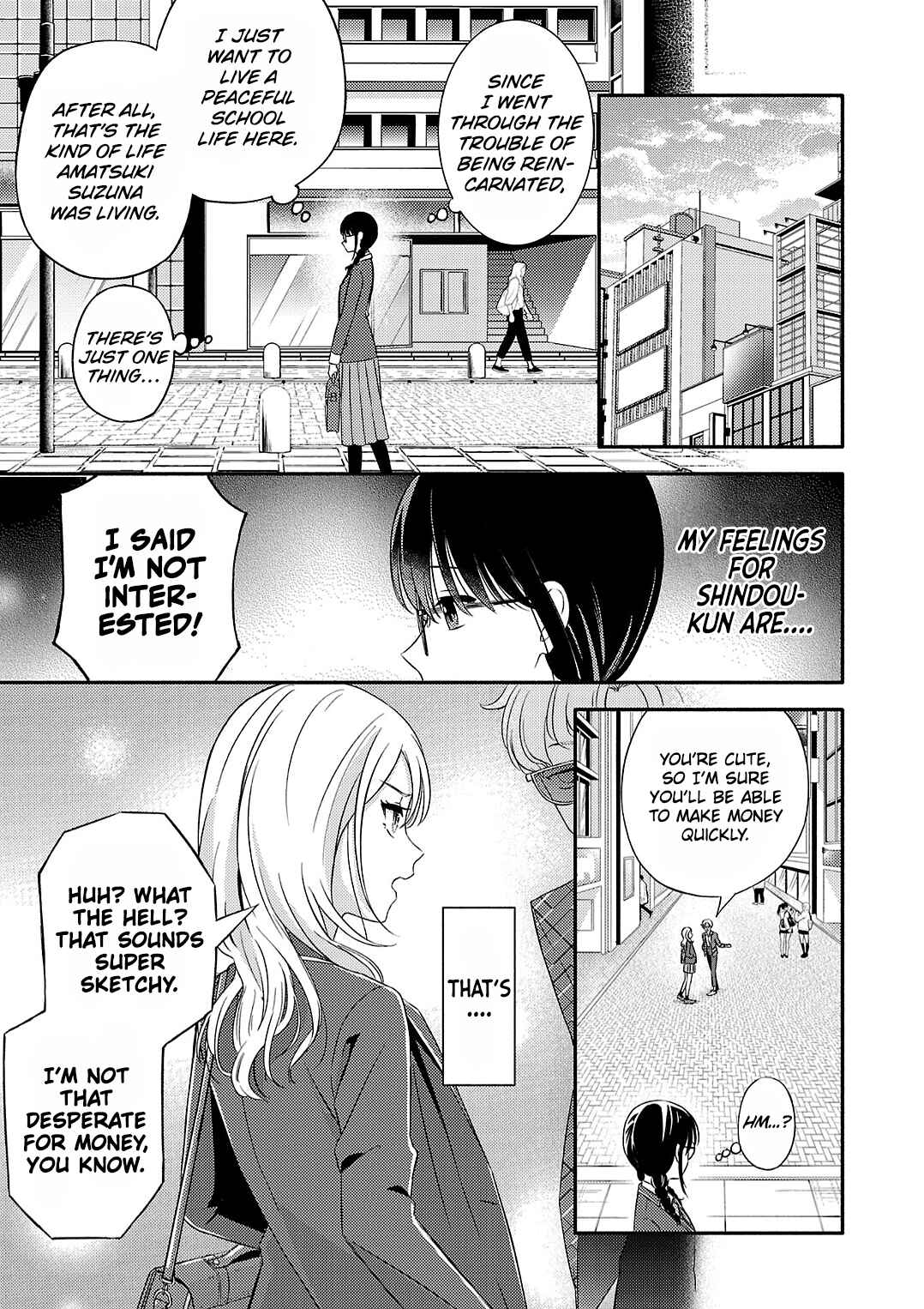 Osananajimi no Watashi wa Mobu de Itai noni, Nazeka Heroine no Ren'ai Taishou ni Natteiru. Chapter 1 - Page 10
