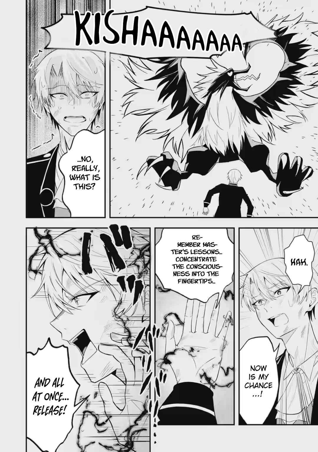 Shokei Flag no Akuyaku Kizoku ni Tensei Shita ga, Shinitakunai node Yami Mahou o Kiwamete Heroine-tachi o Sukuimasu Chapter 3.1 - Page 11