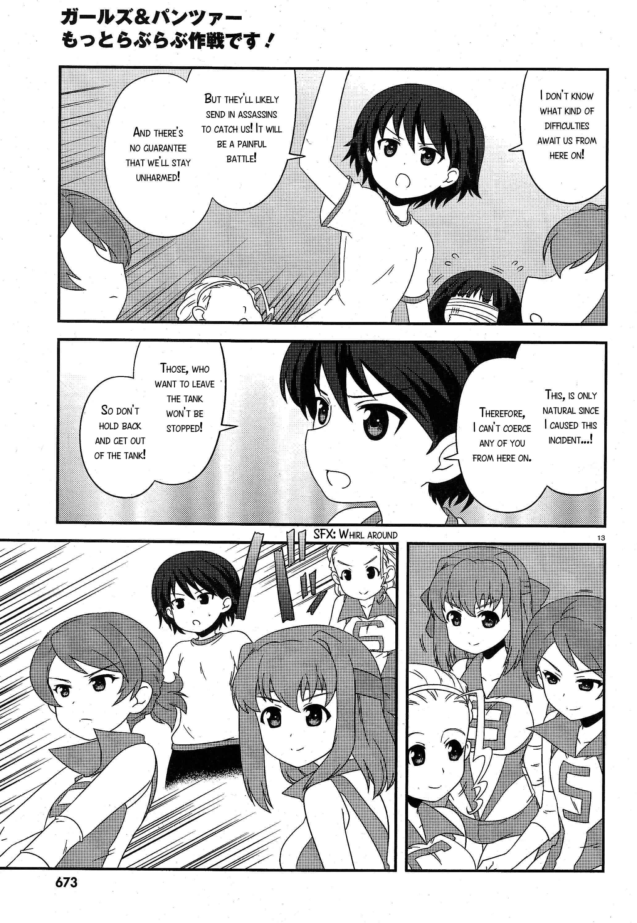 GIRLS und PANZER - Motto Love Love Sakusen desu! Chapter 30 - Page 13