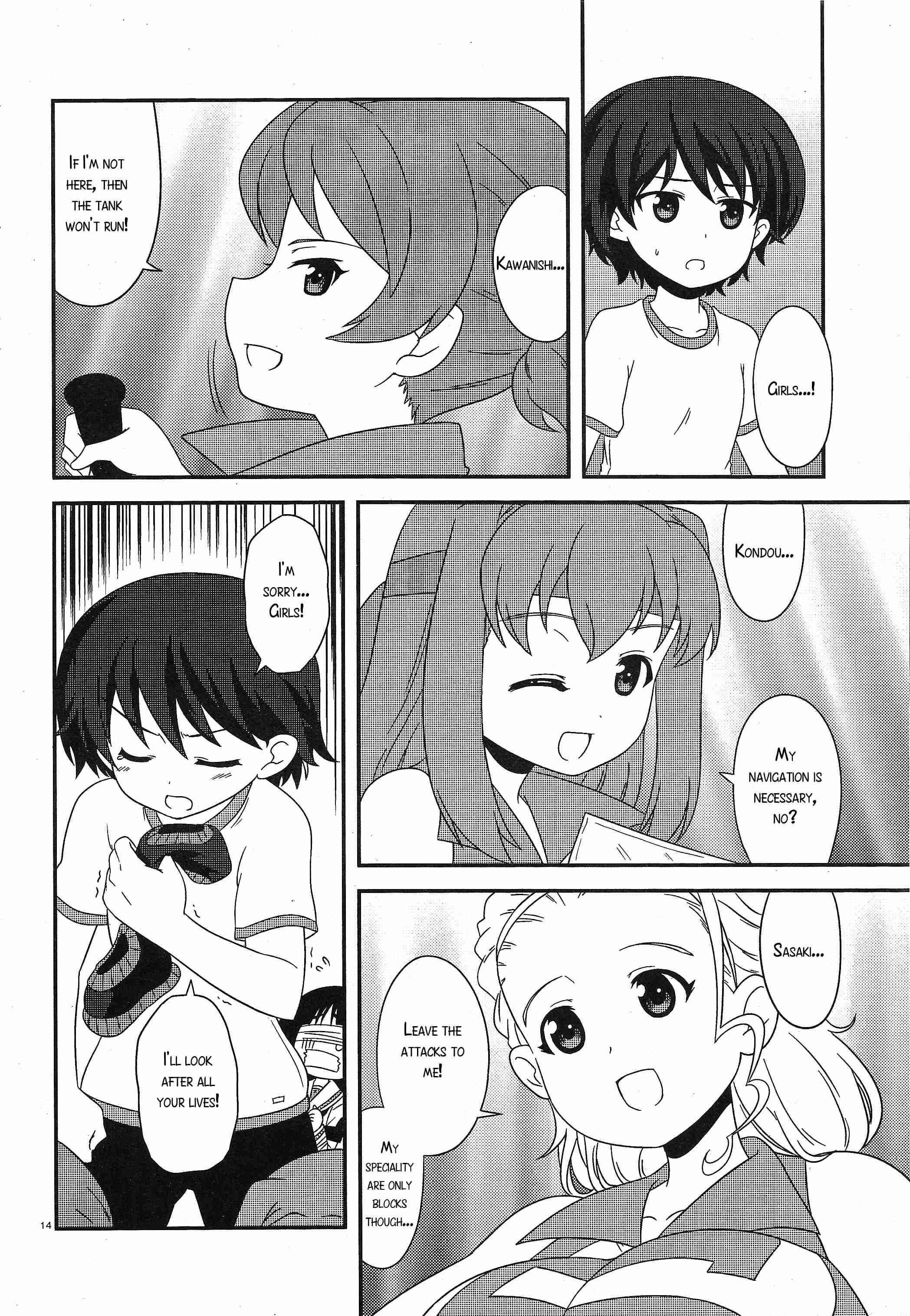 GIRLS und PANZER - Motto Love Love Sakusen desu! Chapter 30 - Page 14