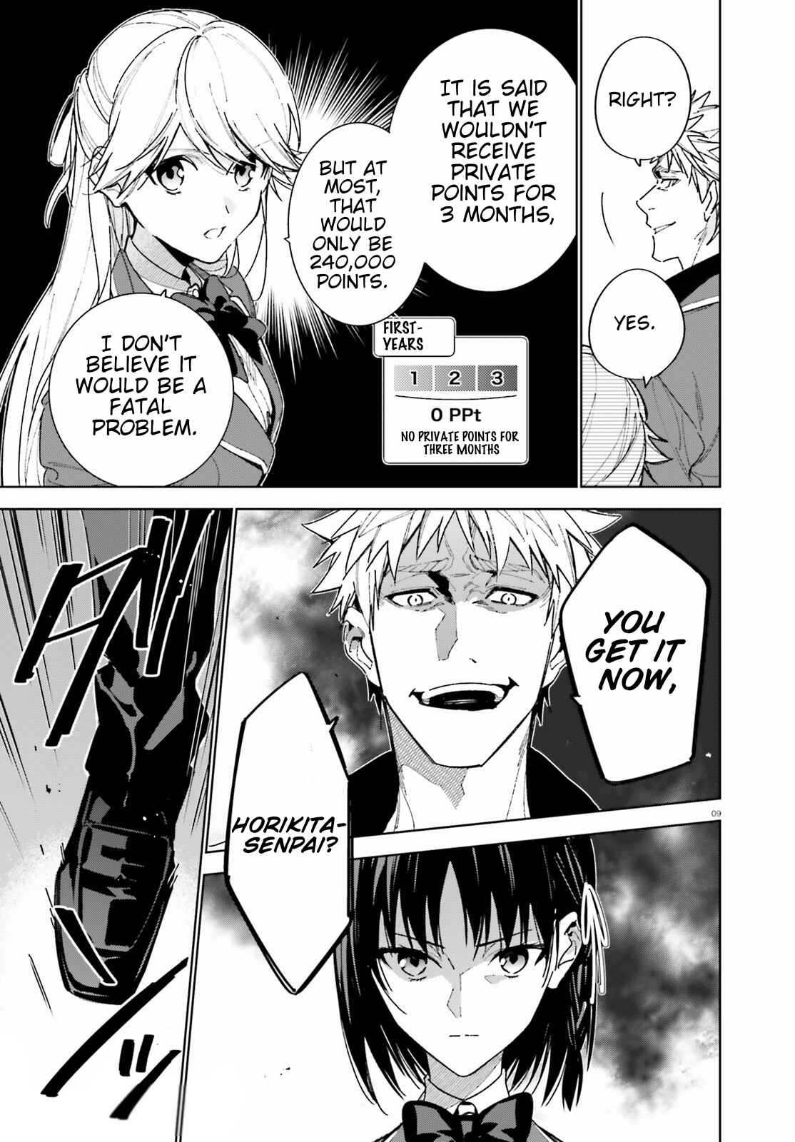 Youkoso Jitsuryoku Shijou Shugi no Kyoushitsu e: 2-nensei-hen Chapter 3 - Page 9