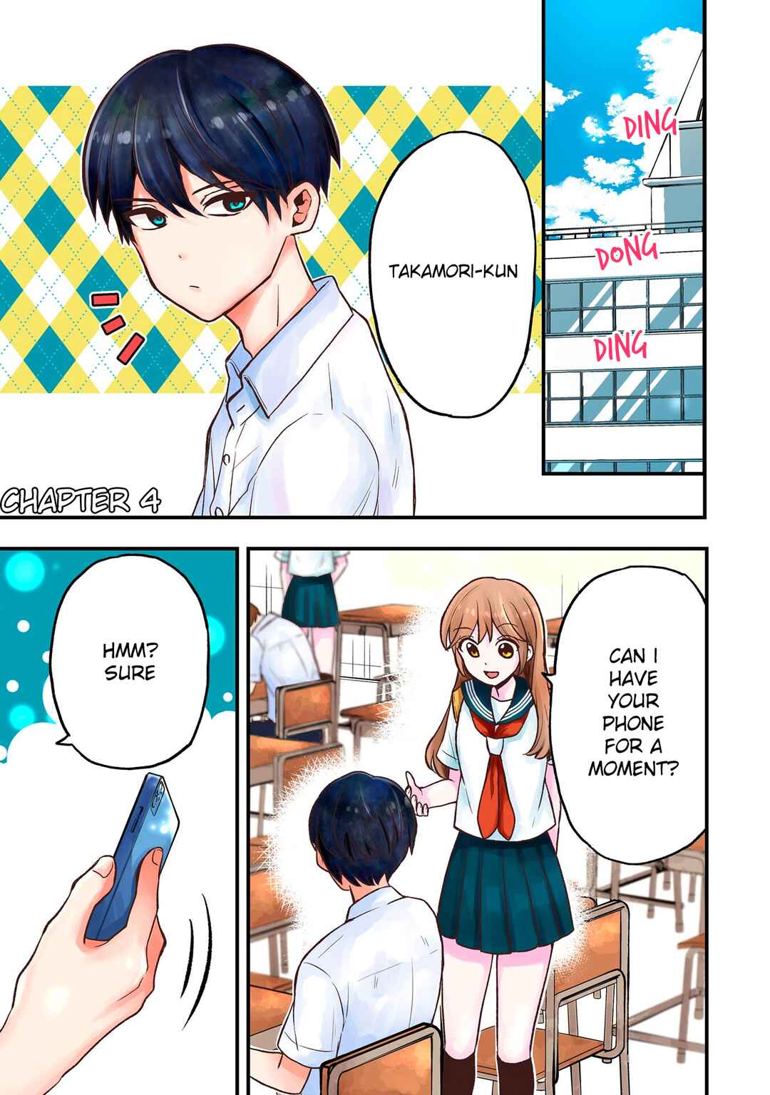 Takamori-kun wo Damarasetai!! Chapter 4 - Page 1