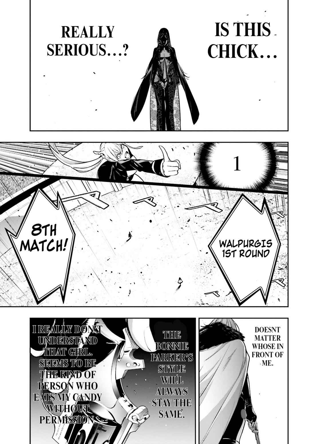 Majo Taisen - 32-nin no Isai no Majo wa Koroshiau Chapter 38 - Page 14