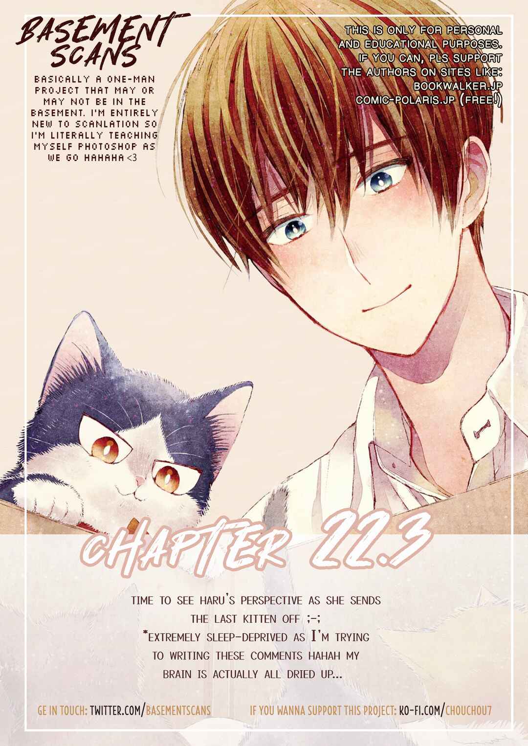 Doukyonin wa Hiza, Tokidoki, Atama no Ue. Chapter 22.3 - Page 13