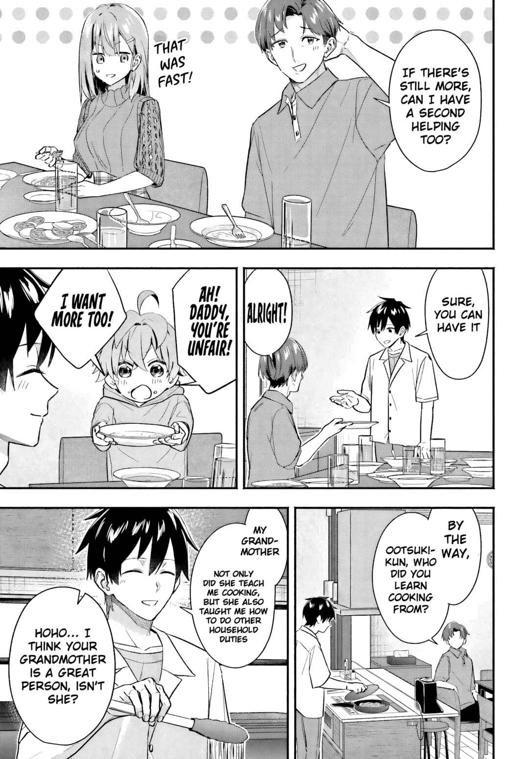 Kaji Daikou no Arubaito wo Hajimetara Gakuen Ichi no Bishoujo no Kazoku ni Kiniirarechaimashita. Chapter 5 - Page 29
