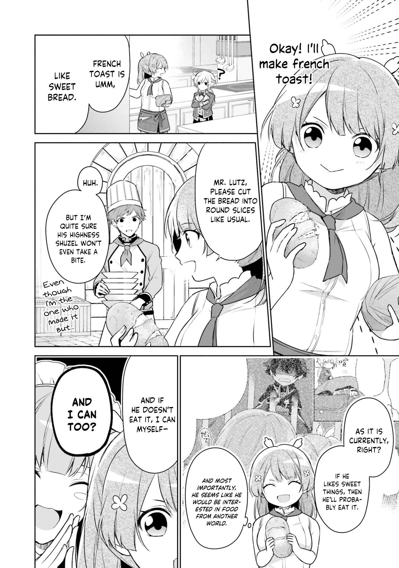 Seijo ja Nakatta node, Oukyuu de Nonbiri Gohan wo Tsukuru Koto ni Shimashita Chapter 4 - Page 8