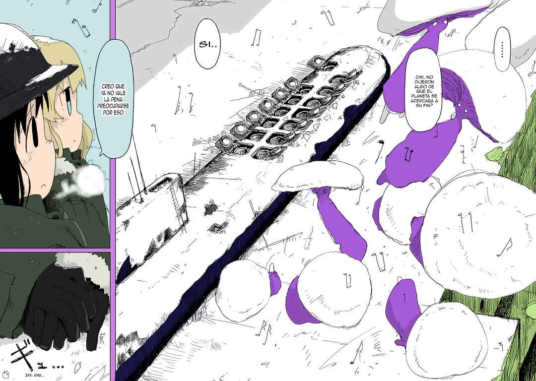 Shoujo Shuumatsu Ryokou (Fan Colored) Chapter 28 - Page 18