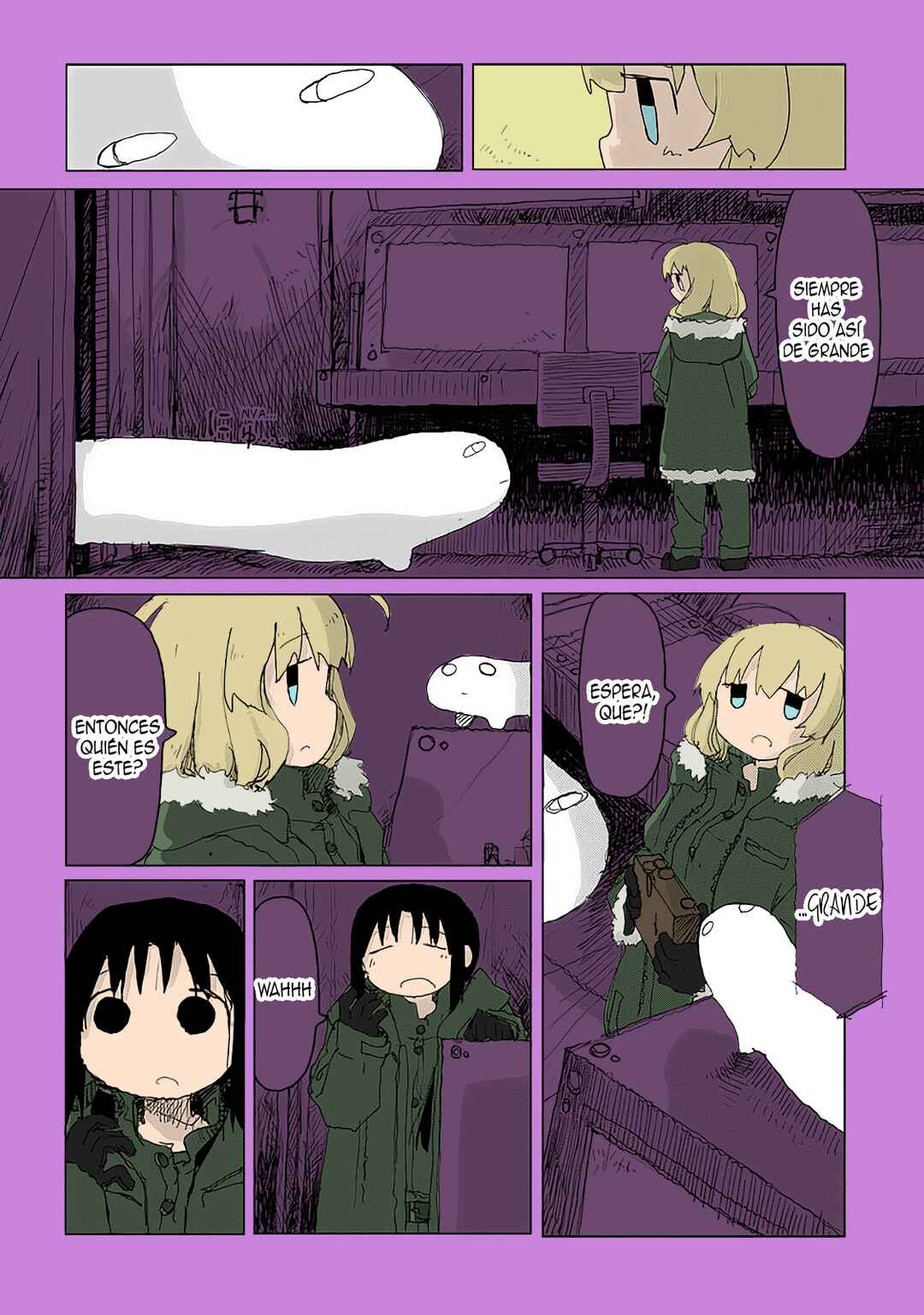 Shoujo Shuumatsu Ryokou (Fan Colored) Chapter 28 - Page 4