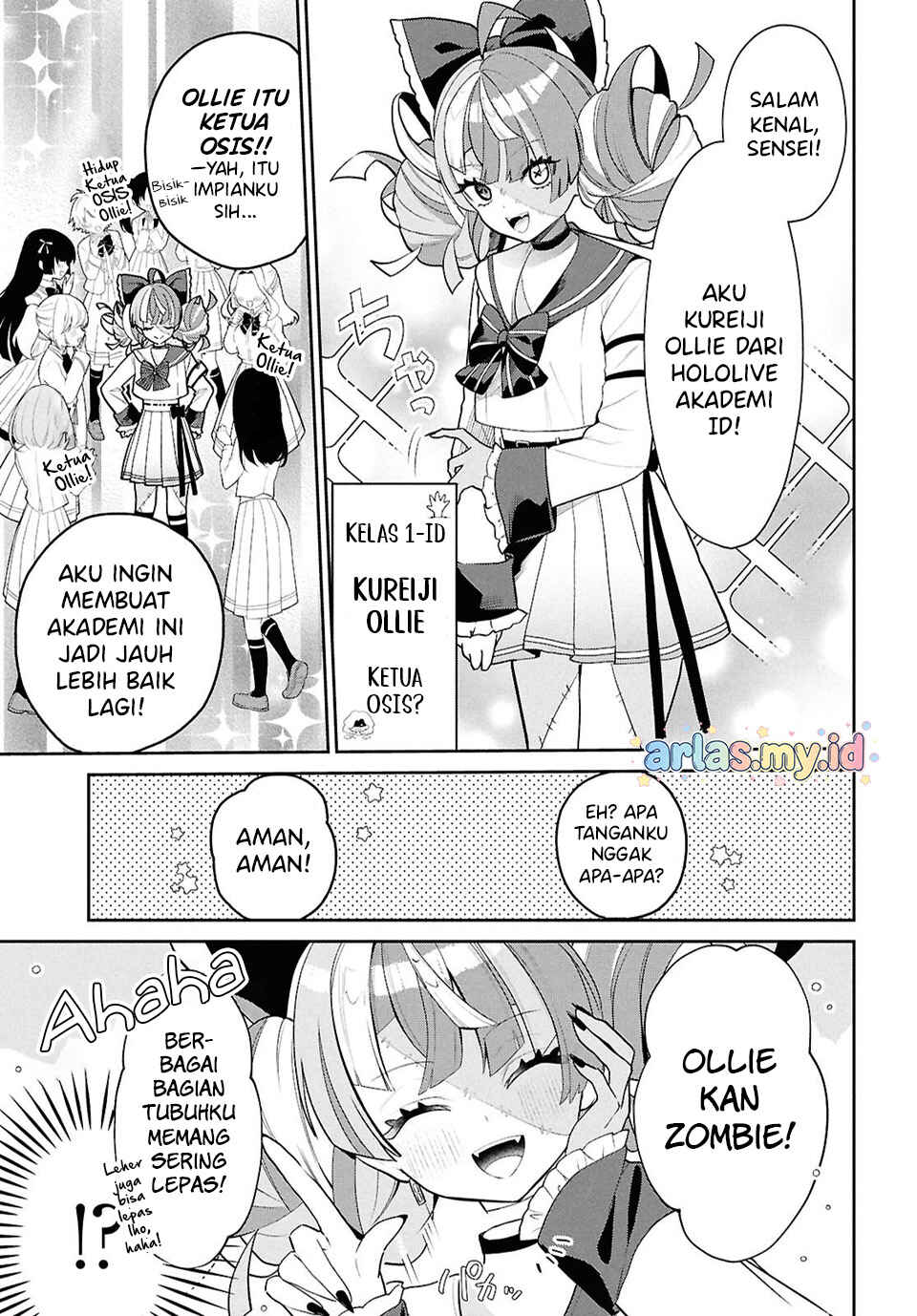 Hololive Gakuen ～Shiny Smily Stories～ Chapter 3 - Page 4