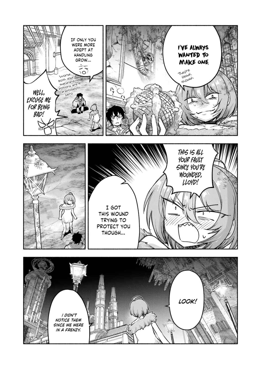 Ore Igai Dare mo Saishu Dekinai Sozai na no ni "Sozai Saishuritsu ga Hikui" to Pawahara suru Osananajimi Renkinjutsushi to Zetsuen shita Senzoku Madoushi, Henkyou no Machi de Slow Life wo Okuritai. Chapter 26 - Page 14