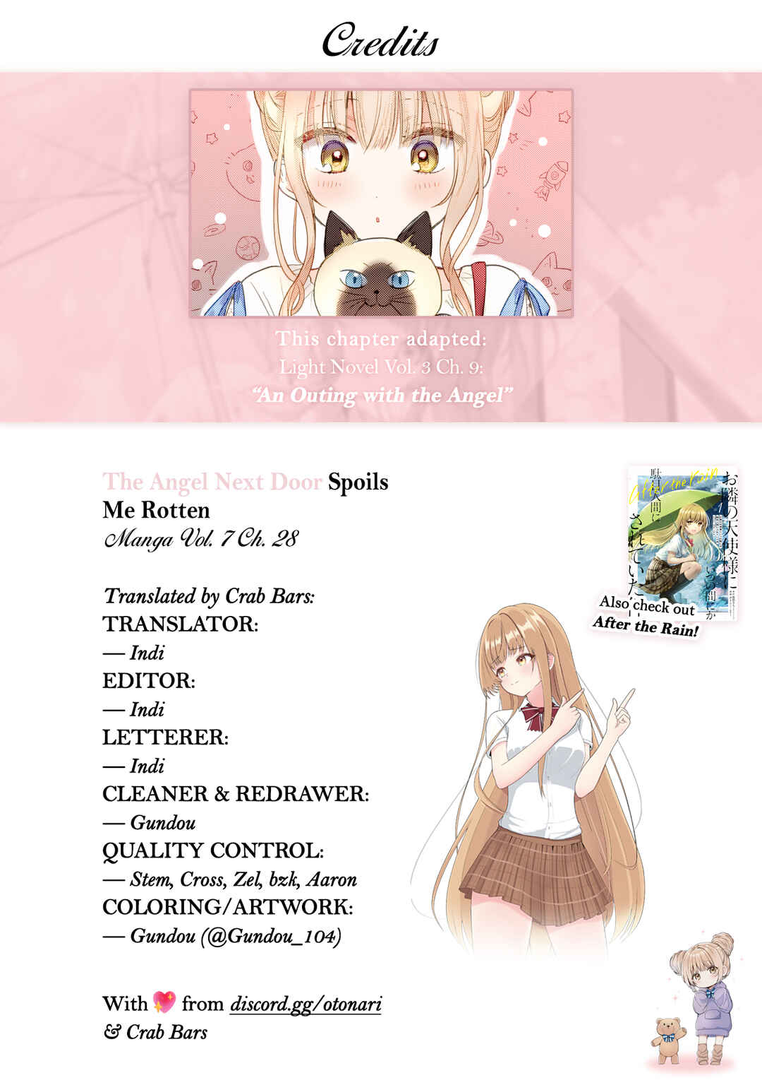 Otonari no Tenshi-sama ni Itsunomanika Dame Ningen ni Sareteita Ken Chapter 28.4 - Page 17
