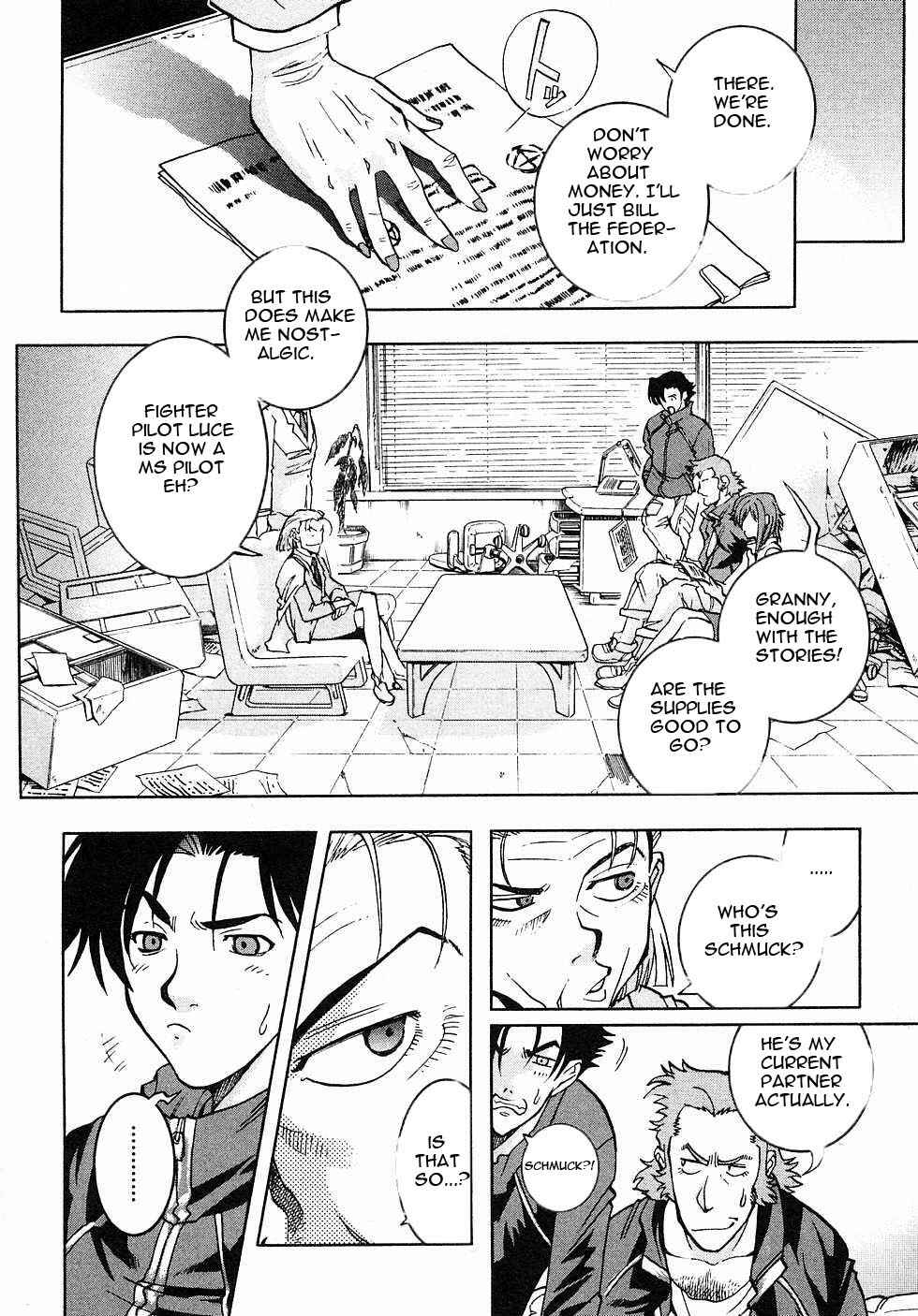Mobile Suit Gundam Gaiden REBELLION: Space, at the End of a Flash... Chapter 4 - Page 13