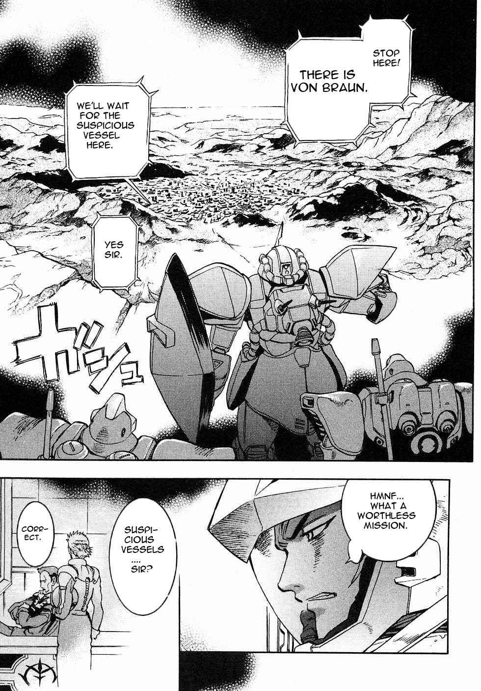 Mobile Suit Gundam Gaiden REBELLION: Space, at the End of a Flash... Chapter 4 - Page 18