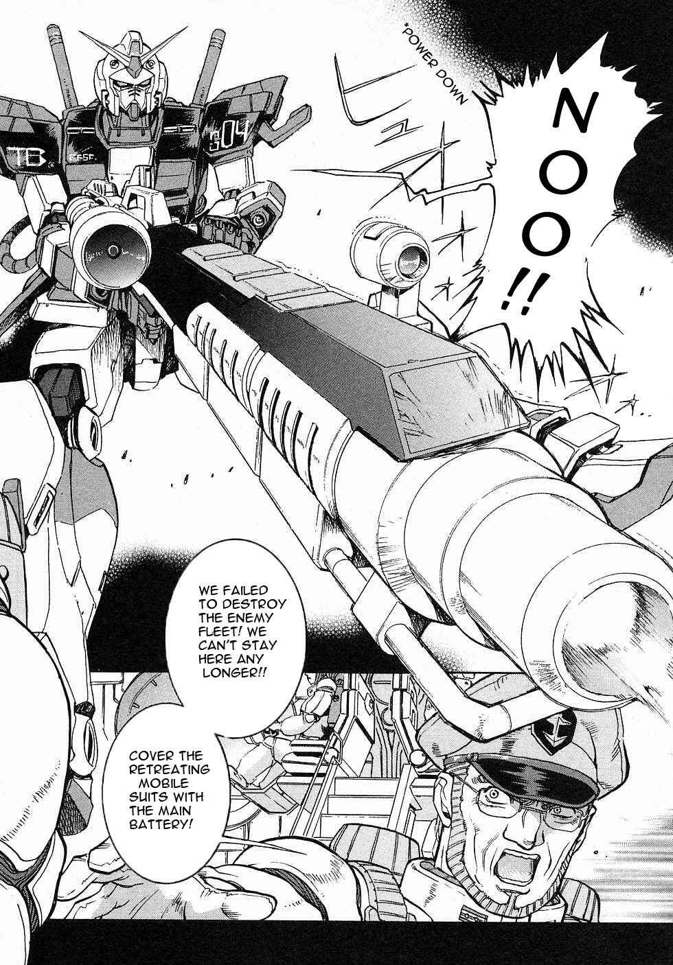 Mobile Suit Gundam Gaiden REBELLION: Space, at the End of a Flash... Chapter 4 - Page 3