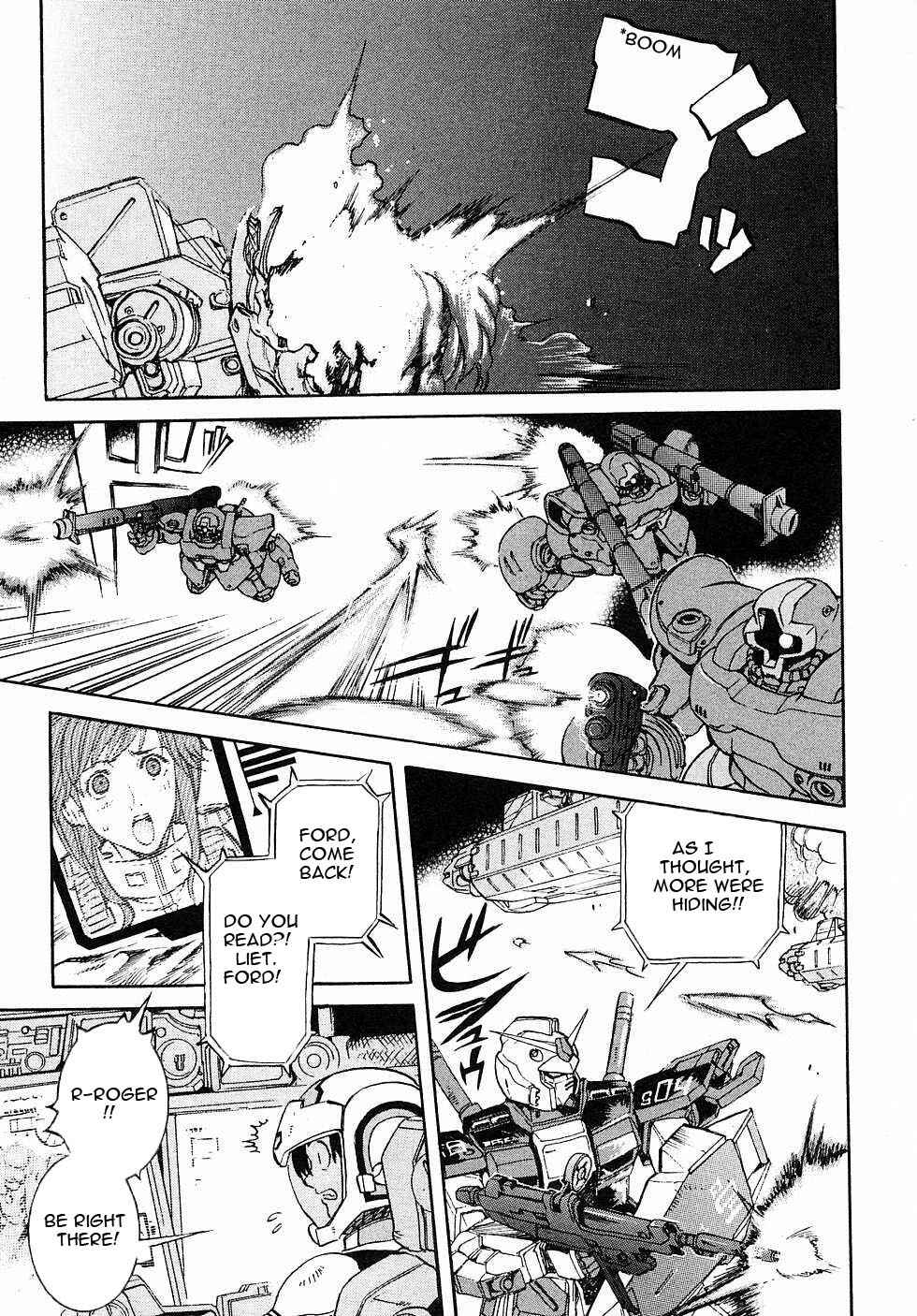 Mobile Suit Gundam Gaiden REBELLION: Space, at the End of a Flash... Chapter 4 - Page 38