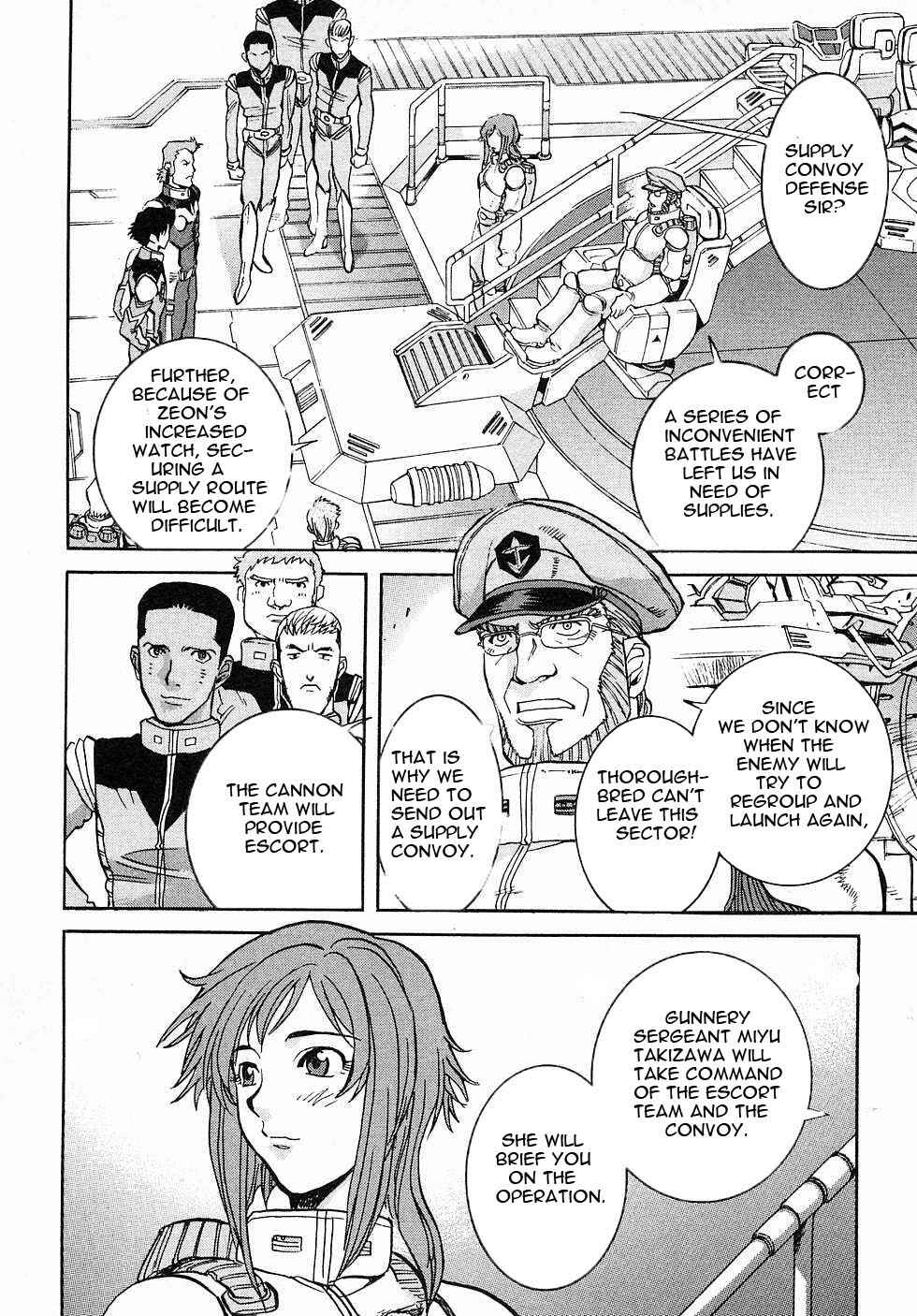 Mobile Suit Gundam Gaiden REBELLION: Space, at the End of a Flash... Chapter 4 - Page 7