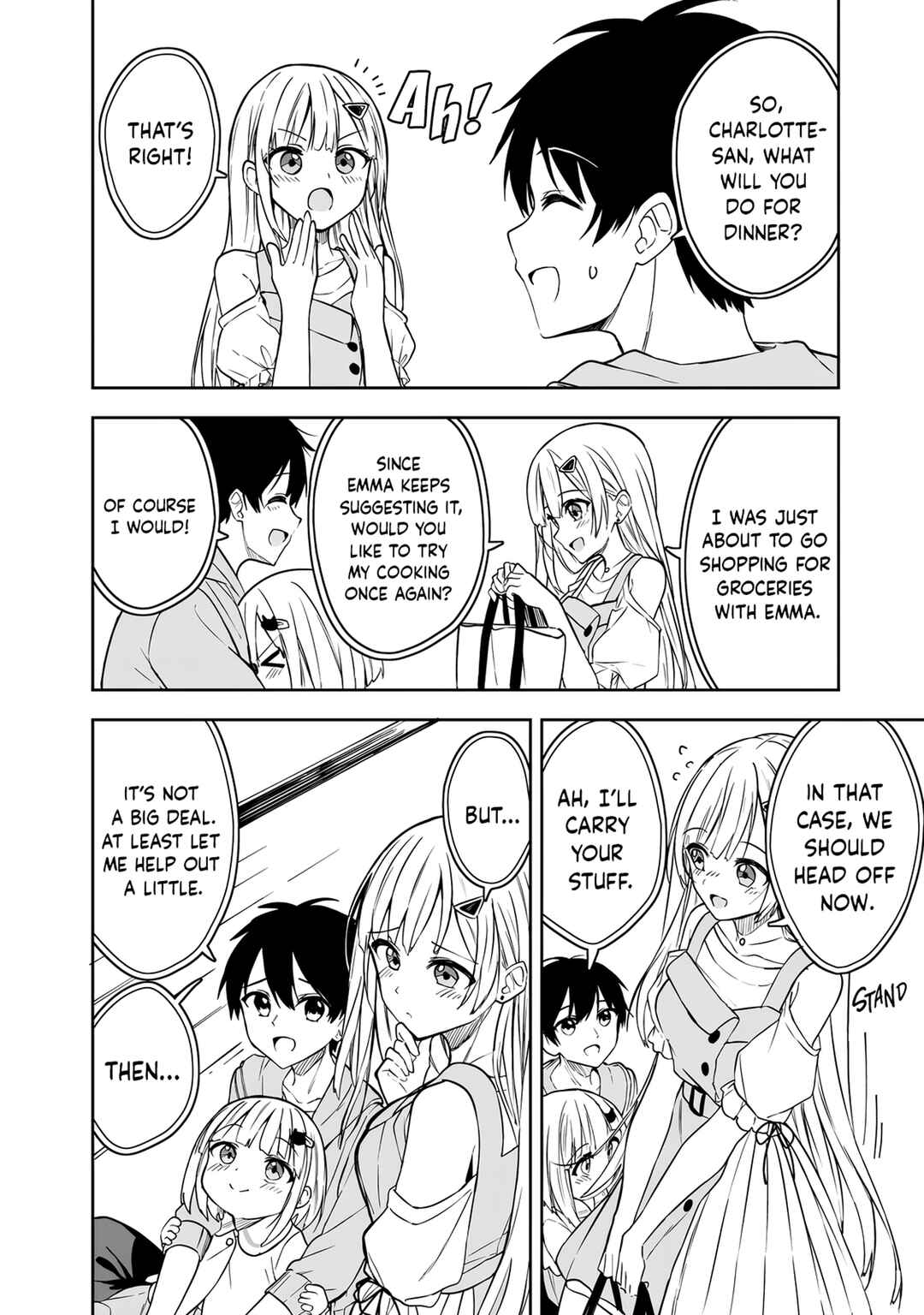 Maigo ni Natteita Youjo wo Tasuketara, Otonari ni Sumu Bishoujo Ryuugakusei ga Ie ni Asobi ni Kuru you ni Natta Ken ni Tsuite Chapter 7 - Page 12