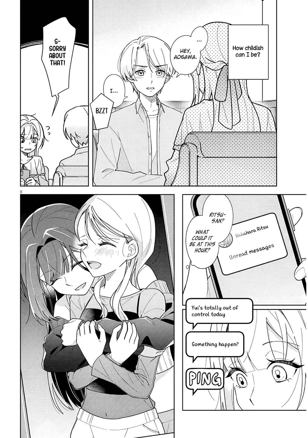 Afternoon Tea wa Ikaga desu ka? Watashi to Kanojo no Fujun de Ichizu na Futarigurashi Chapter 4.1 - Page 8