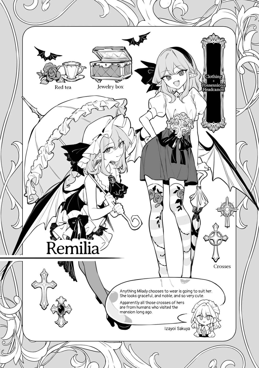 Touhou Project Niji Sousaku Series - Koumakan no Onnatachi Chapter 6.5 - Page 14