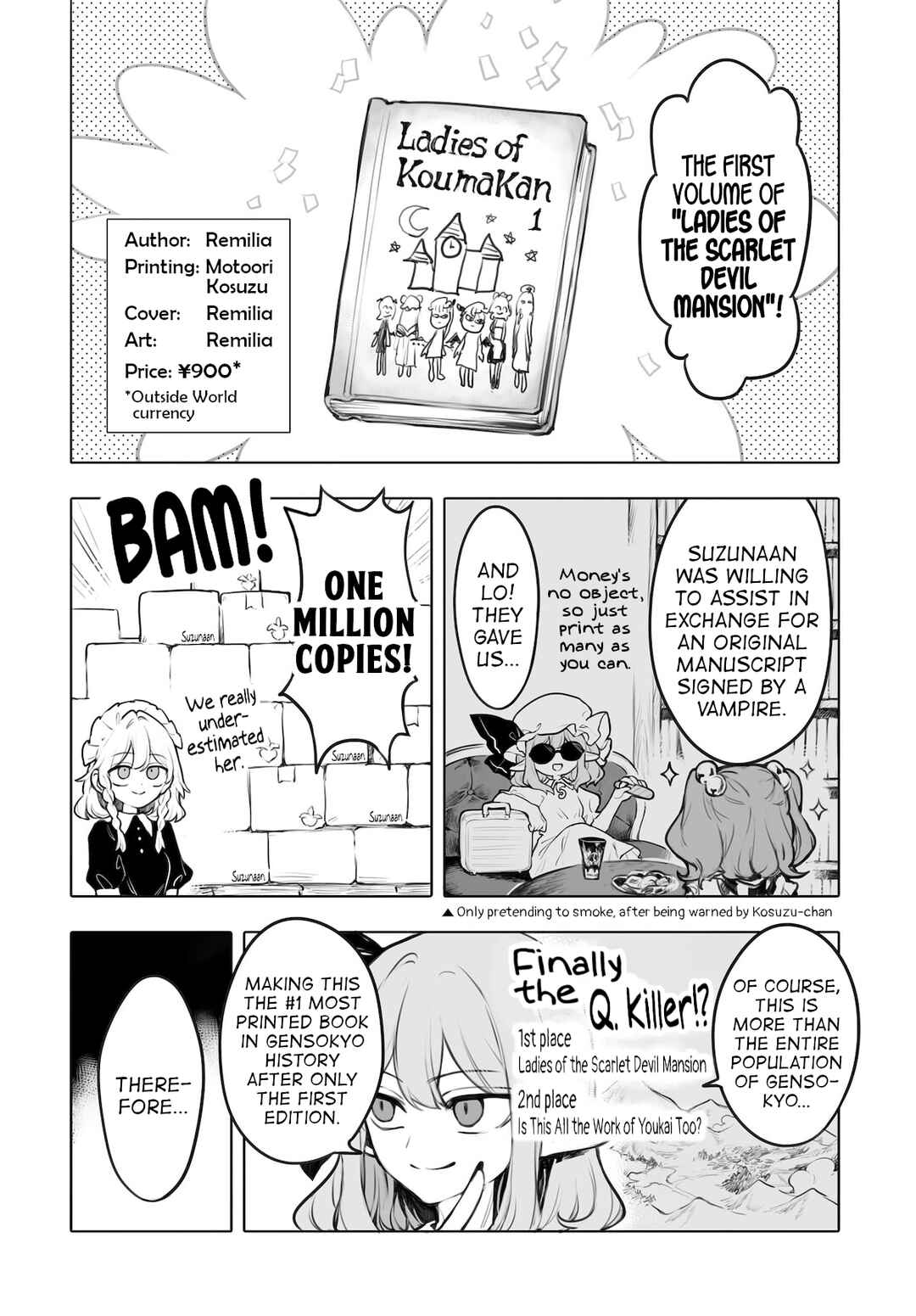 Touhou Project Niji Sousaku Series - Koumakan no Onnatachi Chapter 6.5 - Page 2