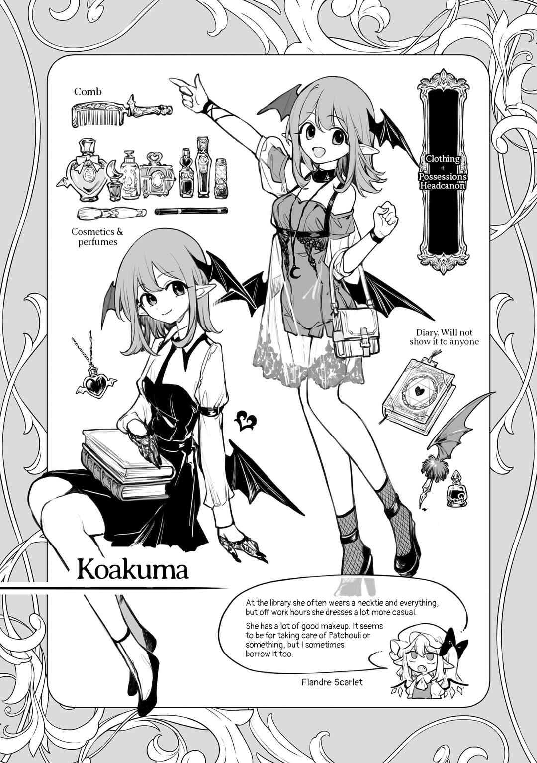 Touhou Project Niji Sousaku Series - Koumakan no Onnatachi Chapter 6.5 - Page 9