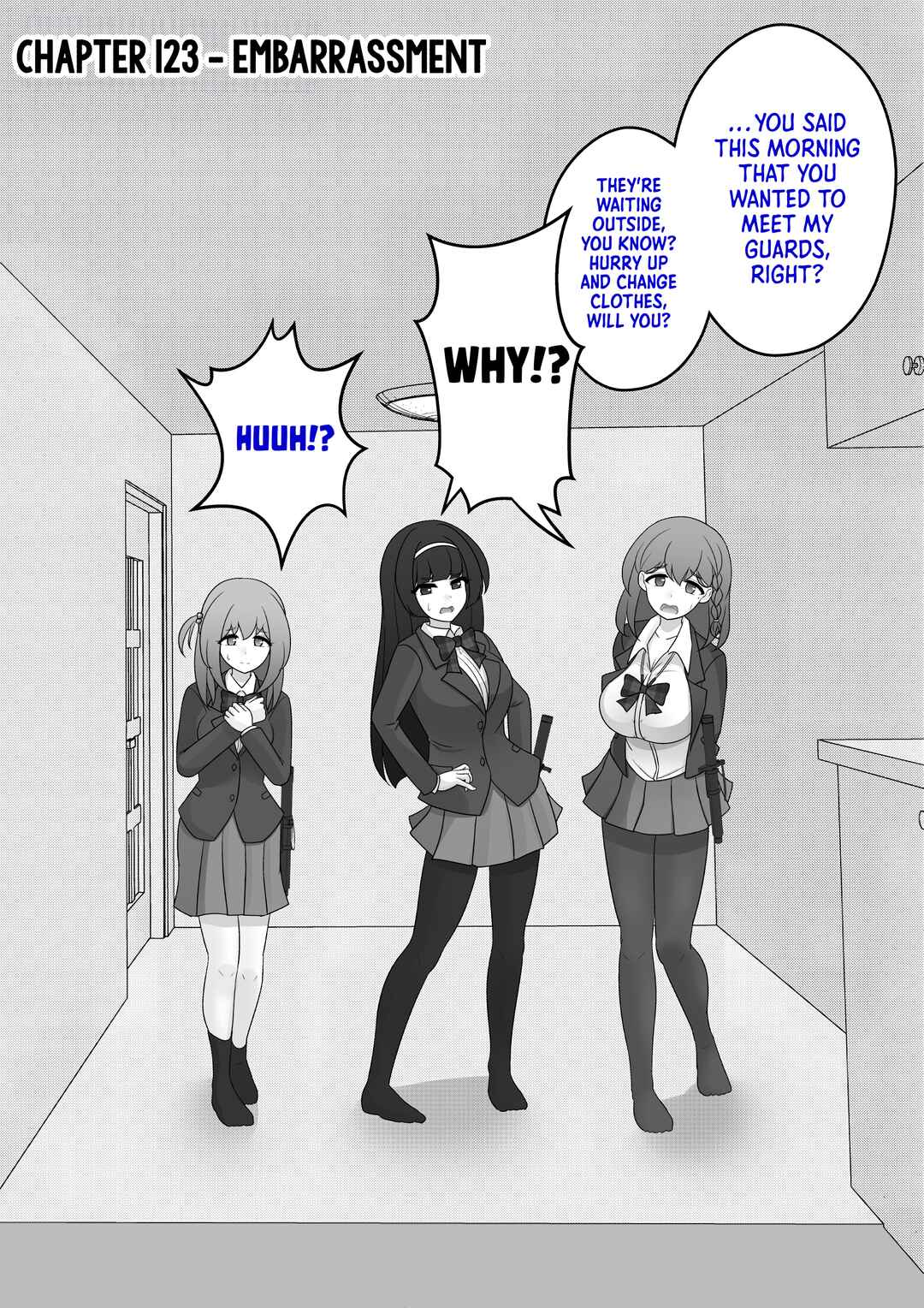 Danjo-hi 1:39 no Heikou Sekai wa Omoi no Hoka Futsuu Chapter 123 - Page 1