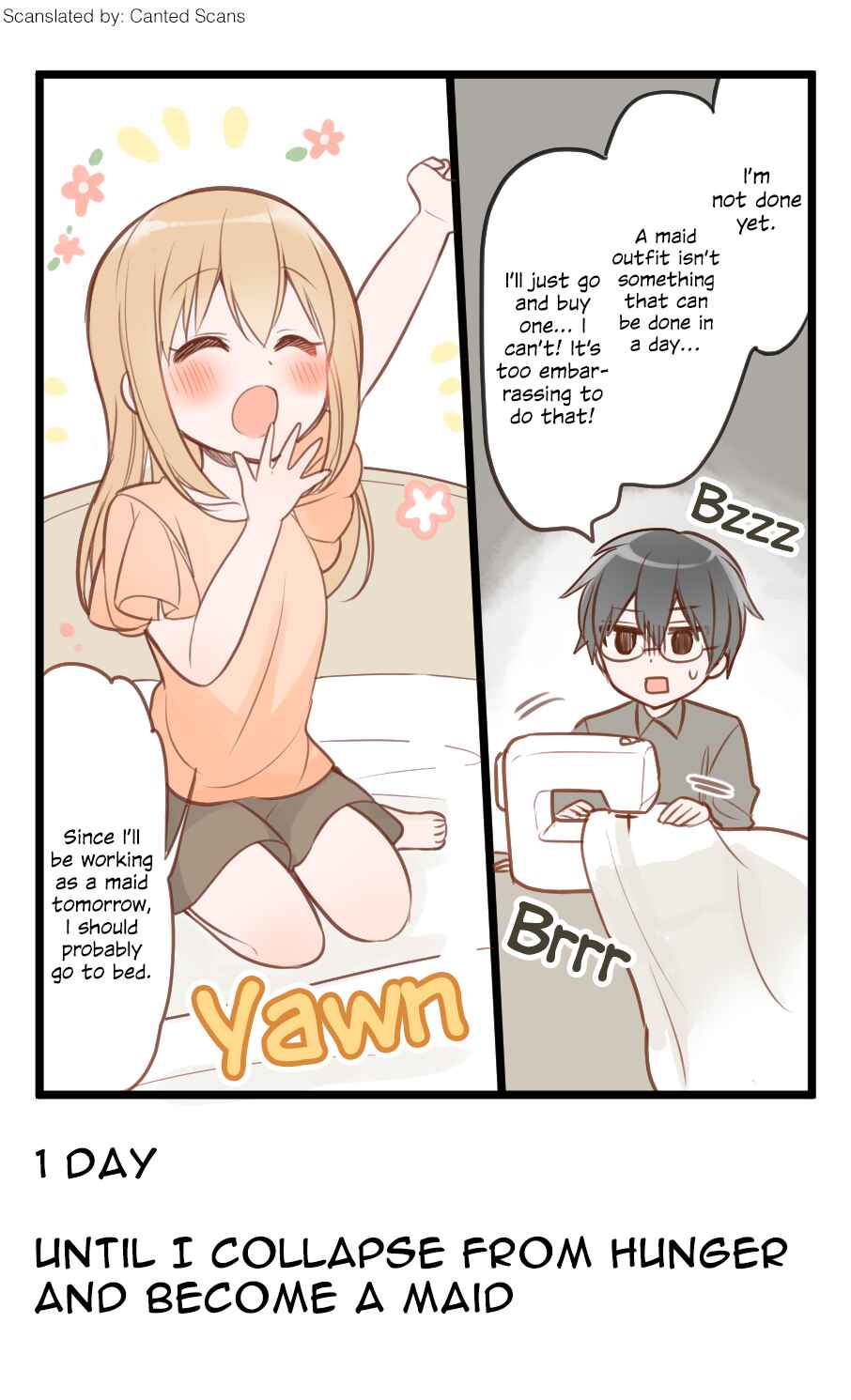 100-nichi go ni Kuufuku de Taore Maid ni Naru Onnanoko Chapter 77 - Page 1