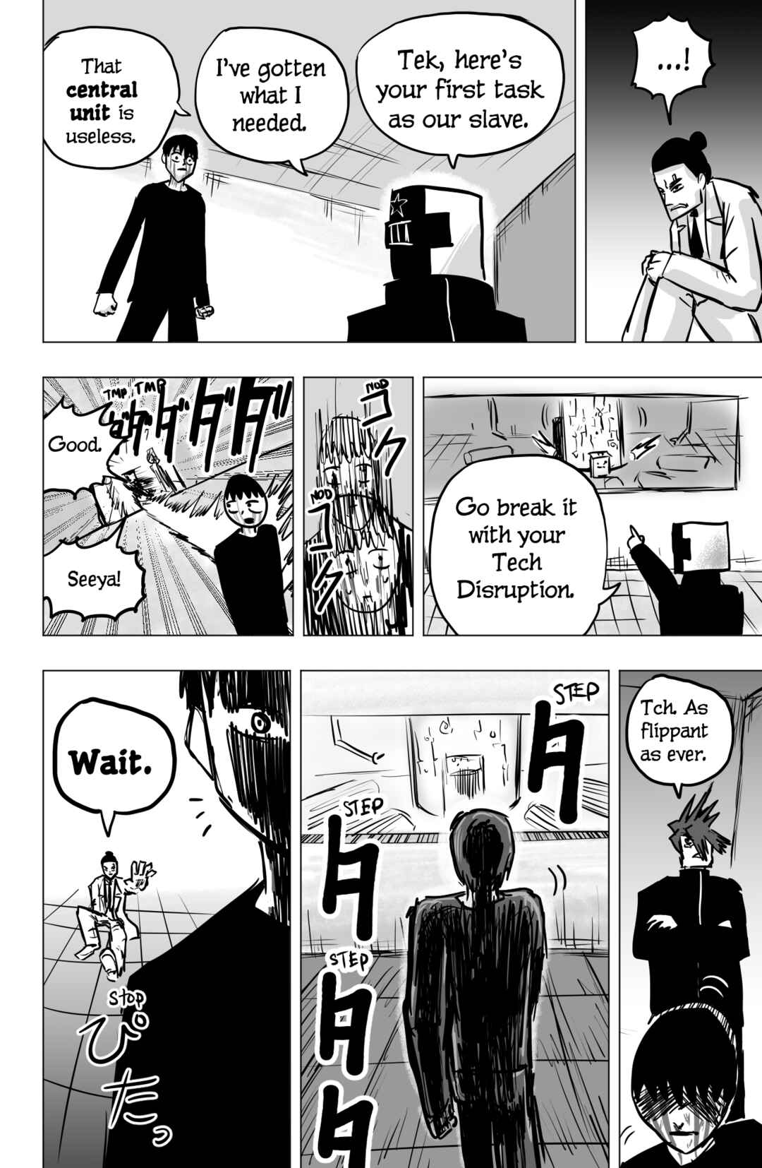 TEKNO: Sci-Fi Shonen Manga! Chapter 12 - Page 8