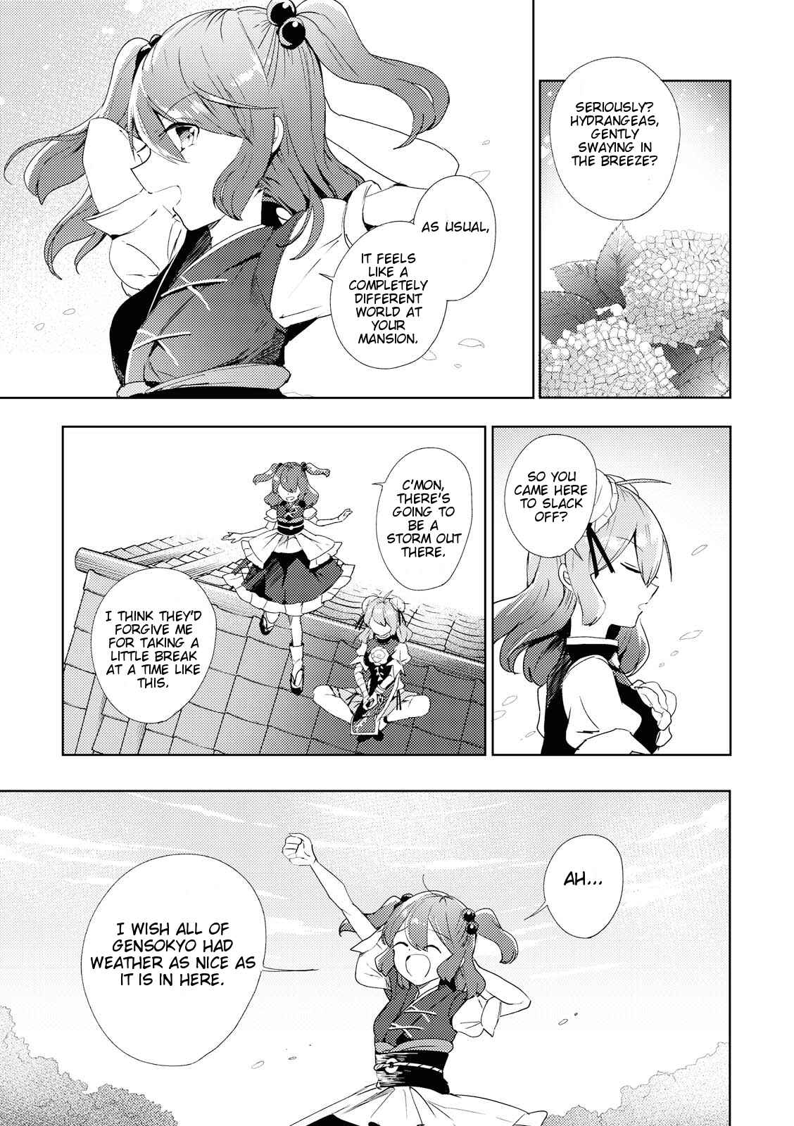 Touhou Ibara Kasen ~ Wild and Horned Hermit. Chapter 46 - Page 3