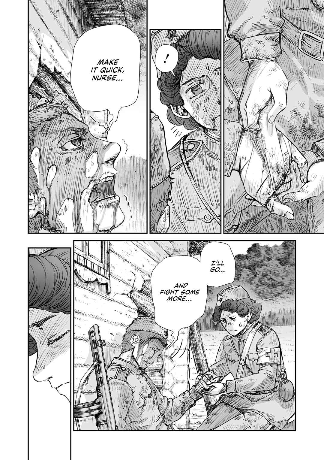 Sensou wa Onna no Kao wo Shiteinai Chapter 32.8 - Page 6