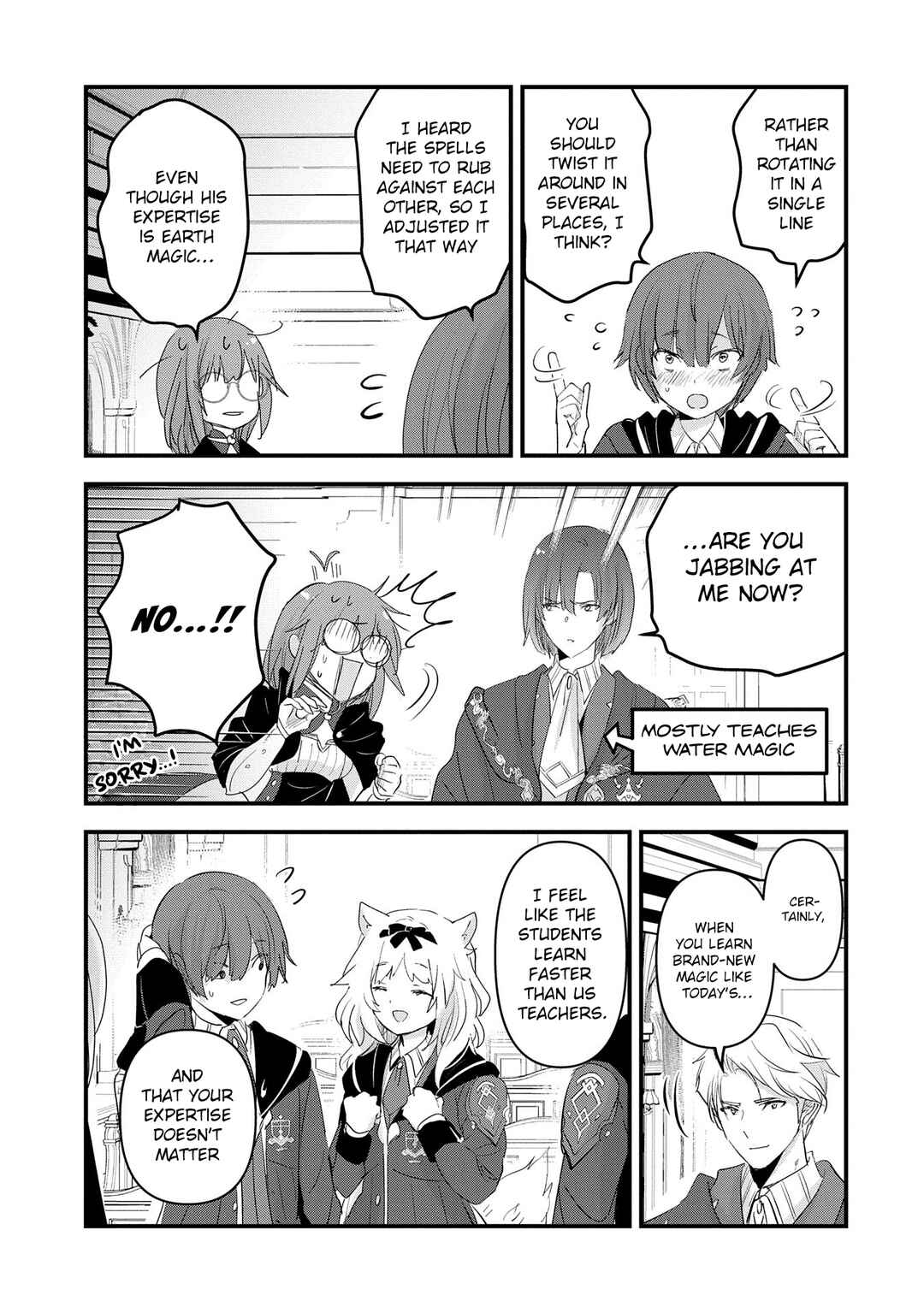 Isekai Teni Shite Kyoushi ni Natta ga, Majo to Osorerareteiru Ken ~Aoi-sensei no Gakuen Funtou Nisshi~ Chapter 13 - Page 10