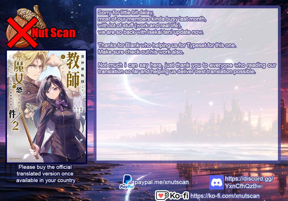 Isekai Teni Shite Kyoushi ni Natta ga, Majo to Osorerareteiru Ken ~Aoi-sensei no Gakuen Funtou Nisshi~ Chapter 13 - Page 34
