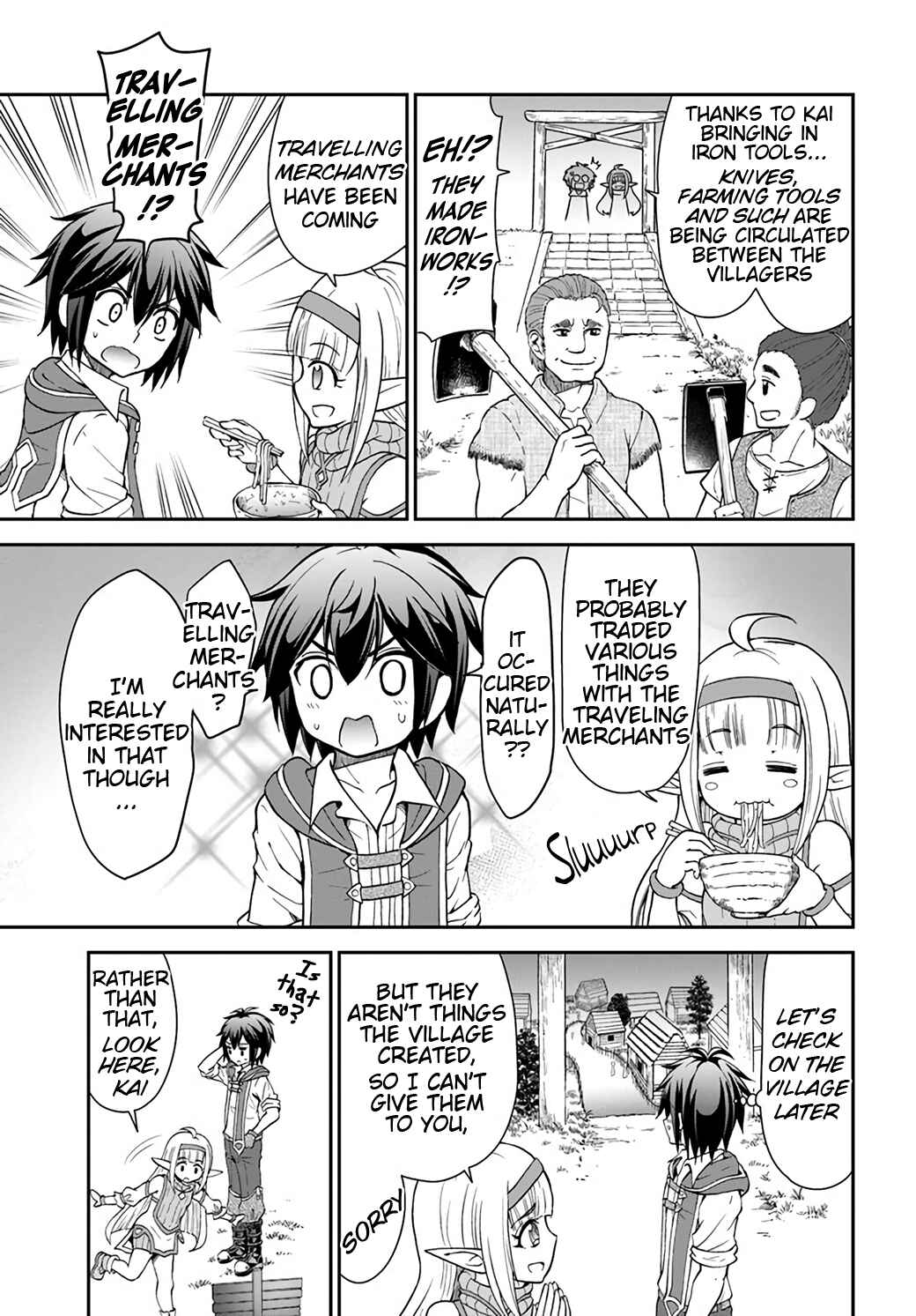 Tenohira Kaitaku Mura de Isekai Kenkokuki ~Fueteku Yome-tachi to Nonbiri Mujintou Life~ Chapter 22 - Page 21