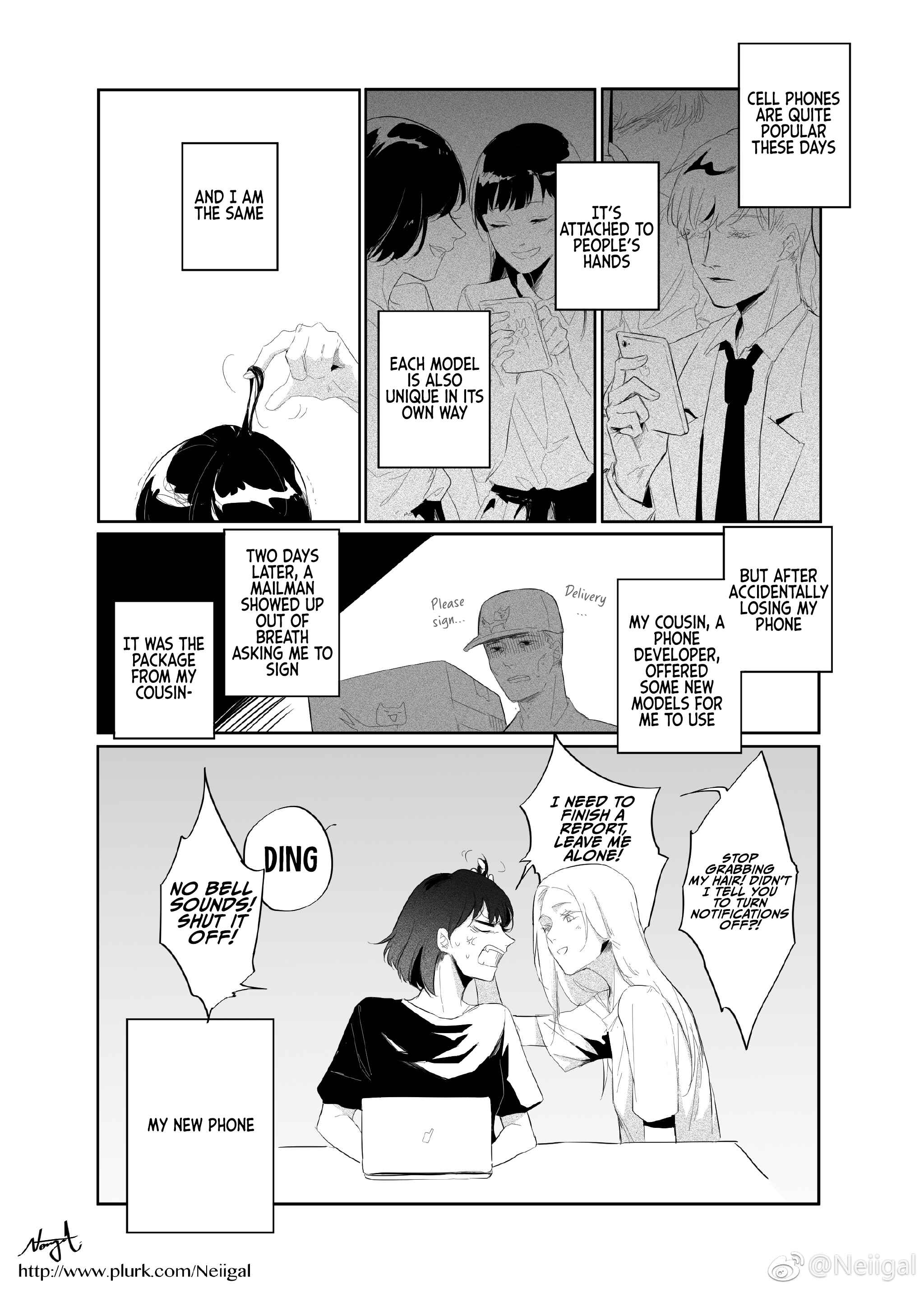My Phone Doesn't Seem to Be Okay Chapter 1 - Page 1