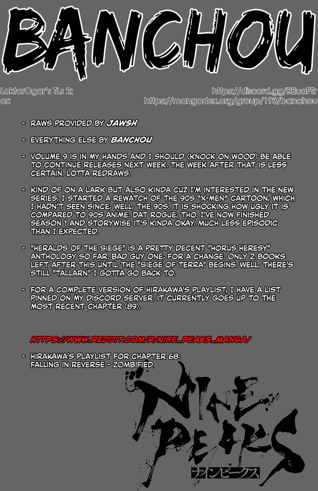 Nine Peaks Chapter 68 - Page 1