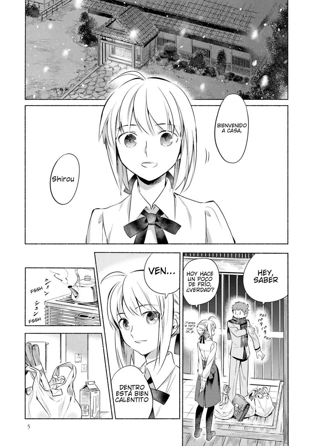 Emiya-san Chi no Kyou no Gohan Chapter 1 - Page 7