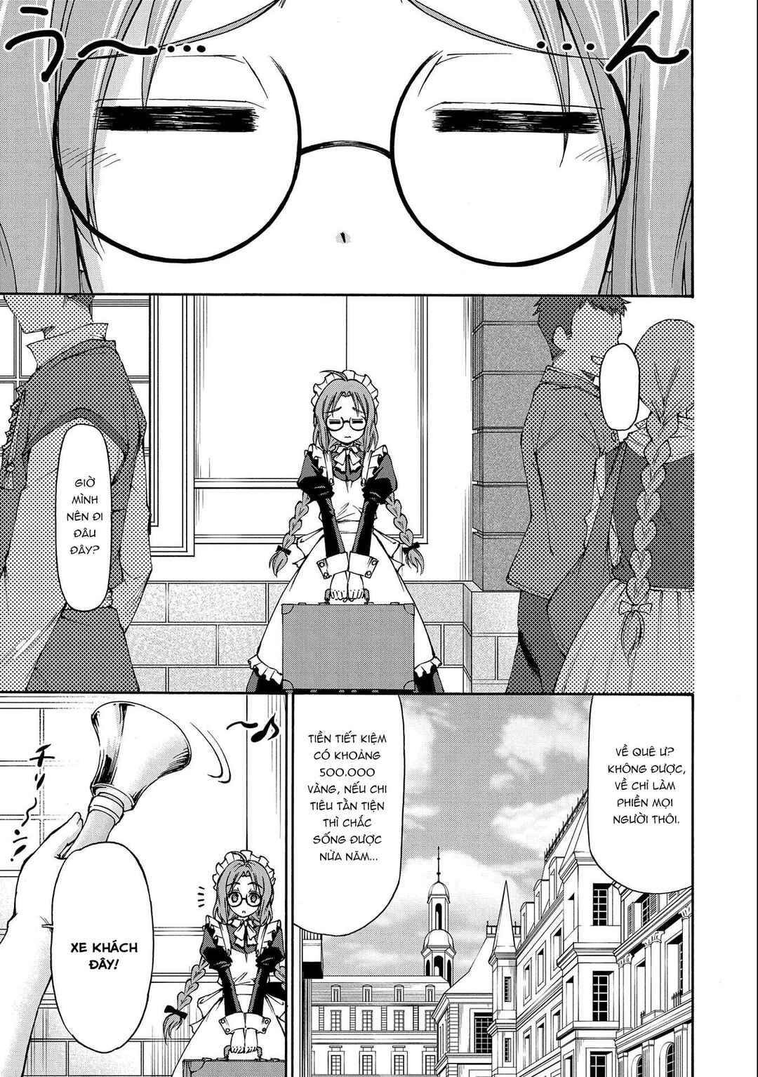 Maid nara Touzen desu. ~Nureginu wo Kiserareta Bannou Maid-san wa Tabi ni Deru Koto ni shimashita.~ Chapter 1 - Page 15