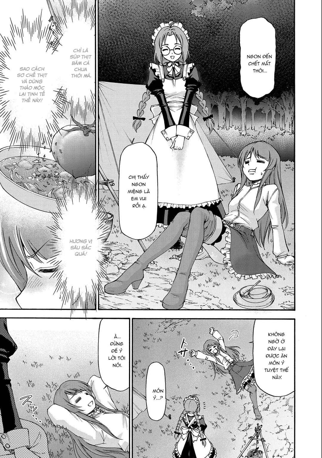 Maid nara Touzen desu. ~Nureginu wo Kiserareta Bannou Maid-san wa Tabi ni Deru Koto ni shimashita.~ Chapter 1 - Page 43