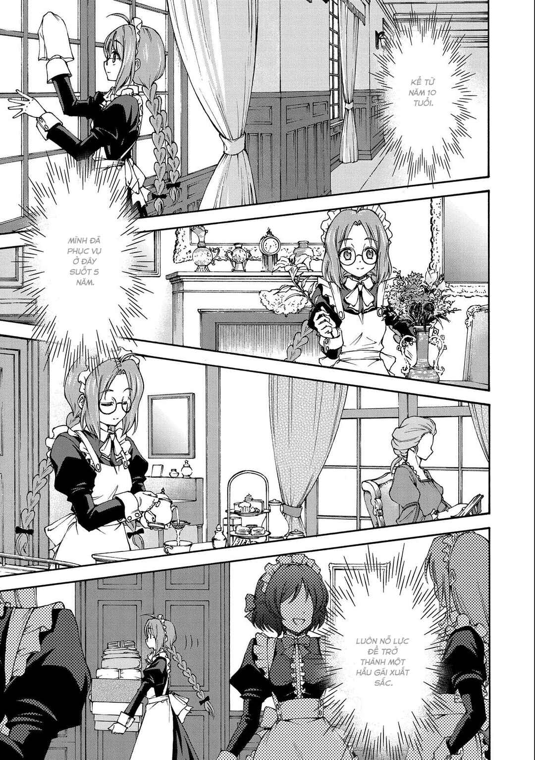 Maid nara Touzen desu. ~Nureginu wo Kiserareta Bannou Maid-san wa Tabi ni Deru Koto ni shimashita.~ Chapter 1 - Page 7